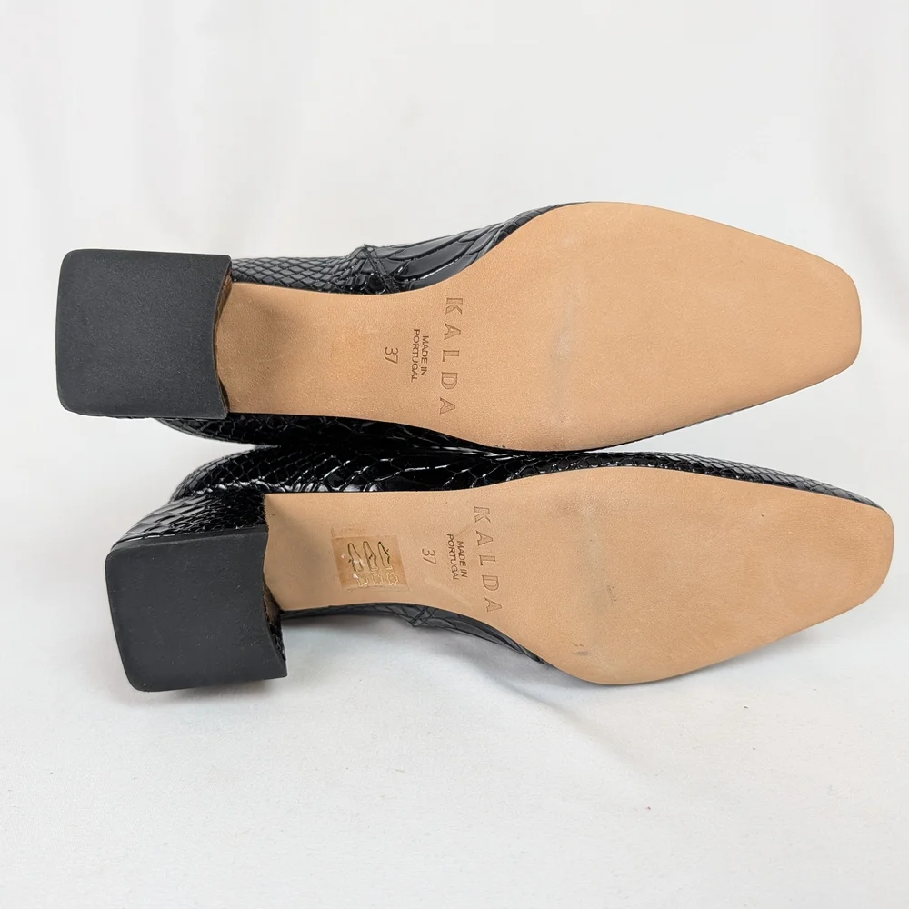 KALDA Marti Embossed Snake Boots